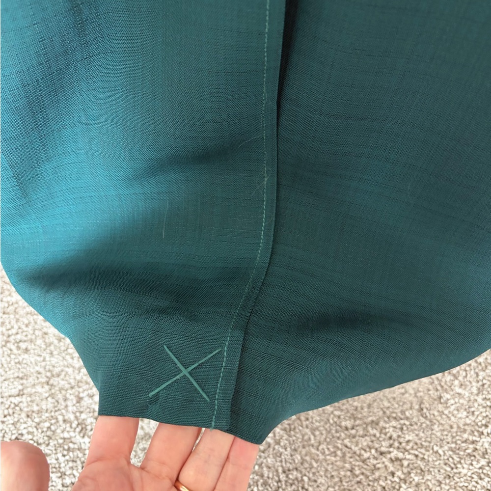 Cult Gaia Everest Longline Coat Jacket Dark Seamoss Green - Picture 7 of 9